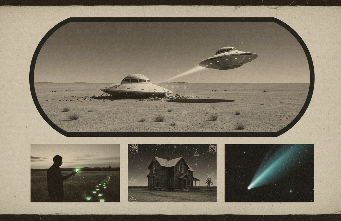 Image for De Roswell al Rancho Skinwalker: Campo, Evidencia y Defensa Psicoespiritual
